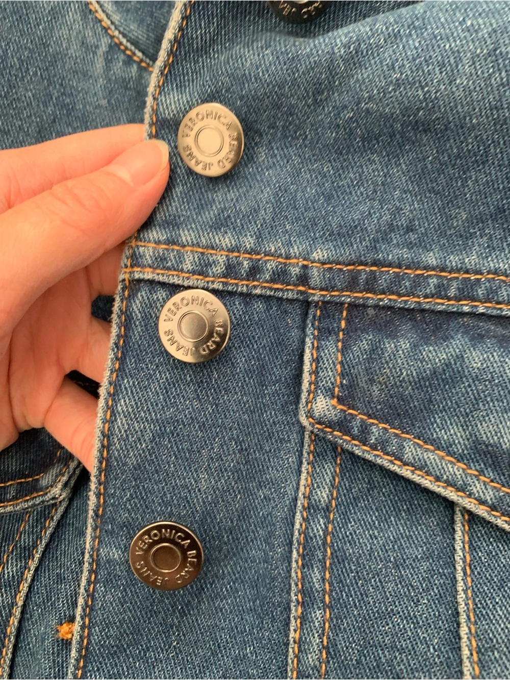 Veronica Beard Tika denim jacket cotton - Picture 9 of 12